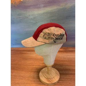 🔥 80s Vintage Bass Pro Shops Hat VERY RARE Made in USA Three Panel Cap